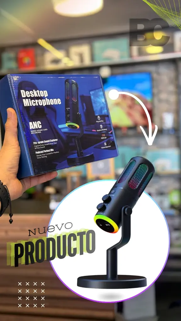 Micrófono Usb Su8 Rgb.webp