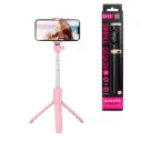 Trípode Selfie Stick Q12 Pink