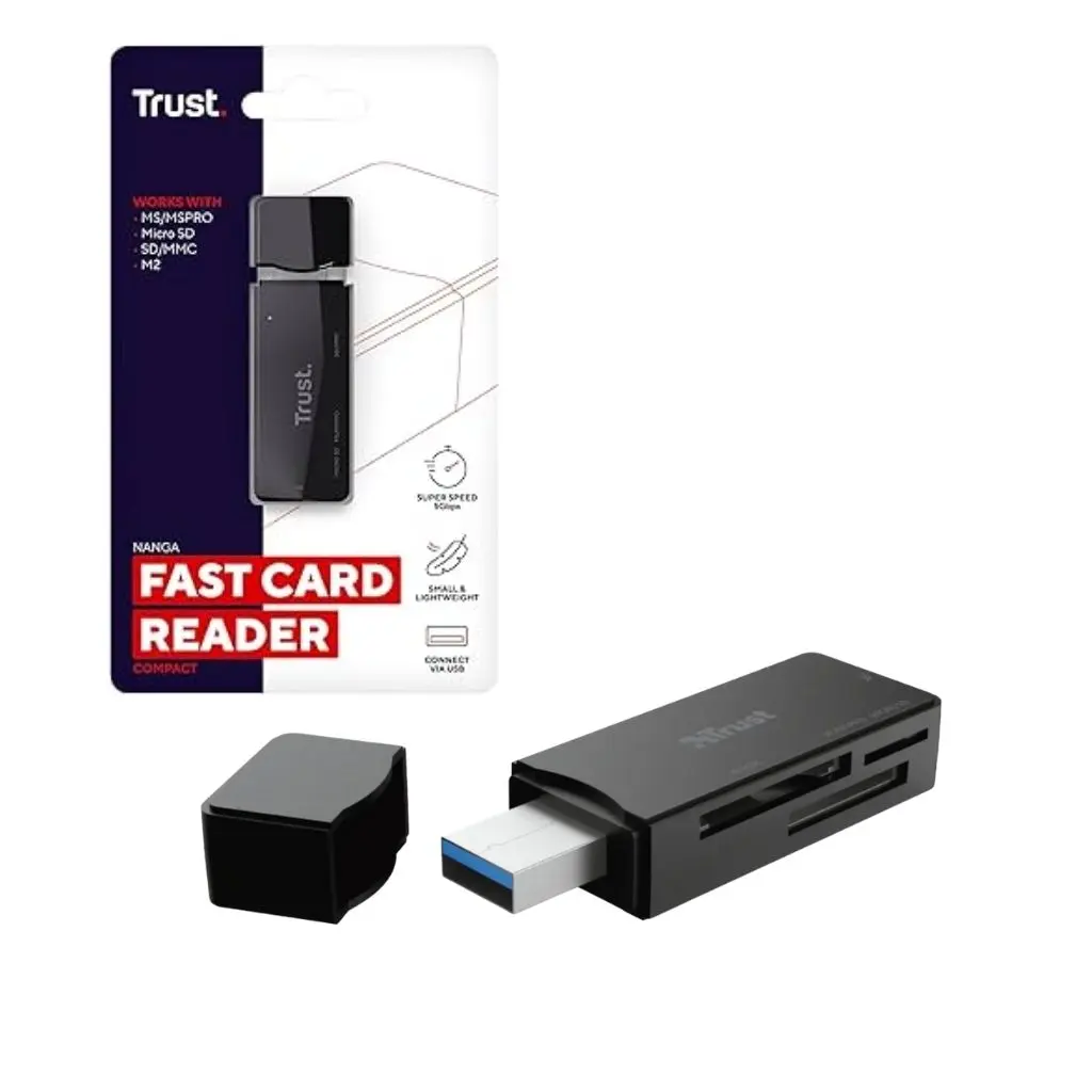 Lector Multitarjetas Trust USB 3.2 Nanga
