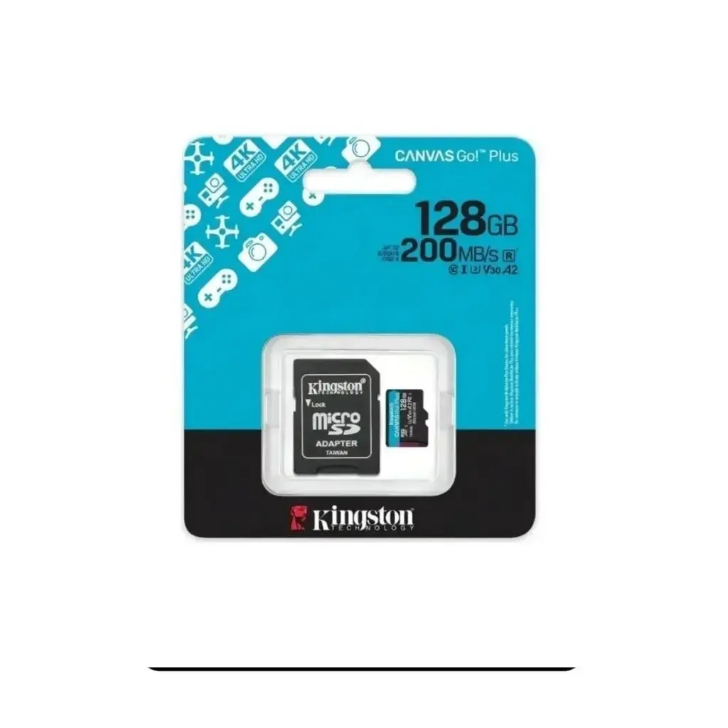 Memoria MicroSD 128gb Kingston Canvas Go Plus