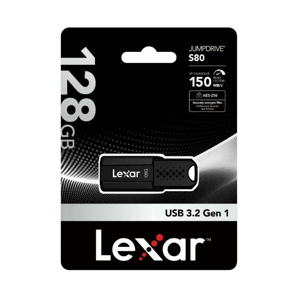 Memoria Usb 128gb Lexar 3.2 Jumpdrive S80