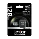 Memoria MicroSD 128gb Lexar  Silver Plus Professional 