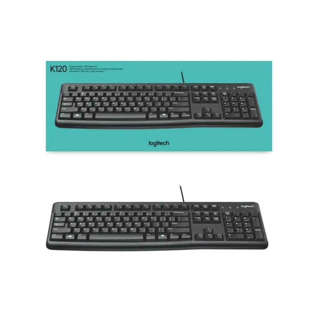 Teclado USB Logitech  K120 Corded