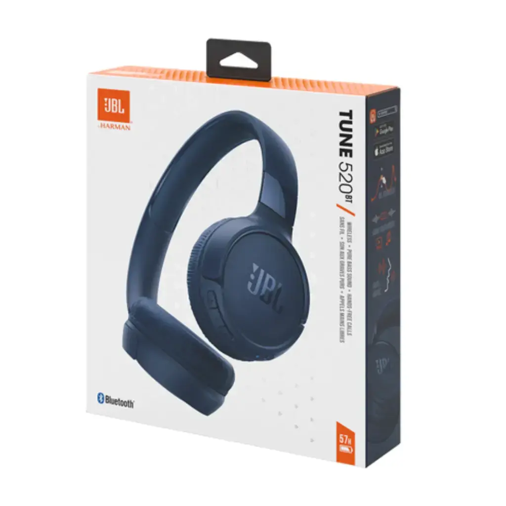 Auriculares Bluetooth JBL Tune 520 Azul