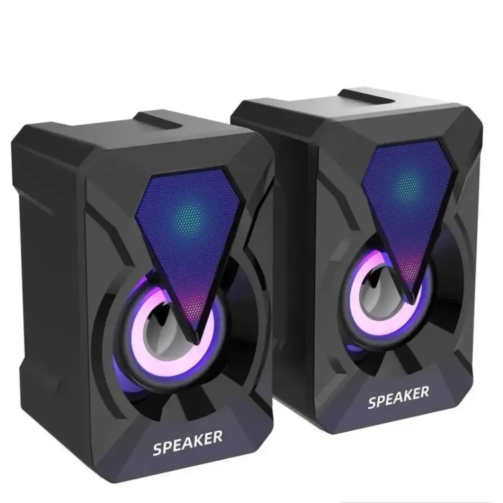 Parlantes Rgb Usb + Tipo C Para Pc YST1047U