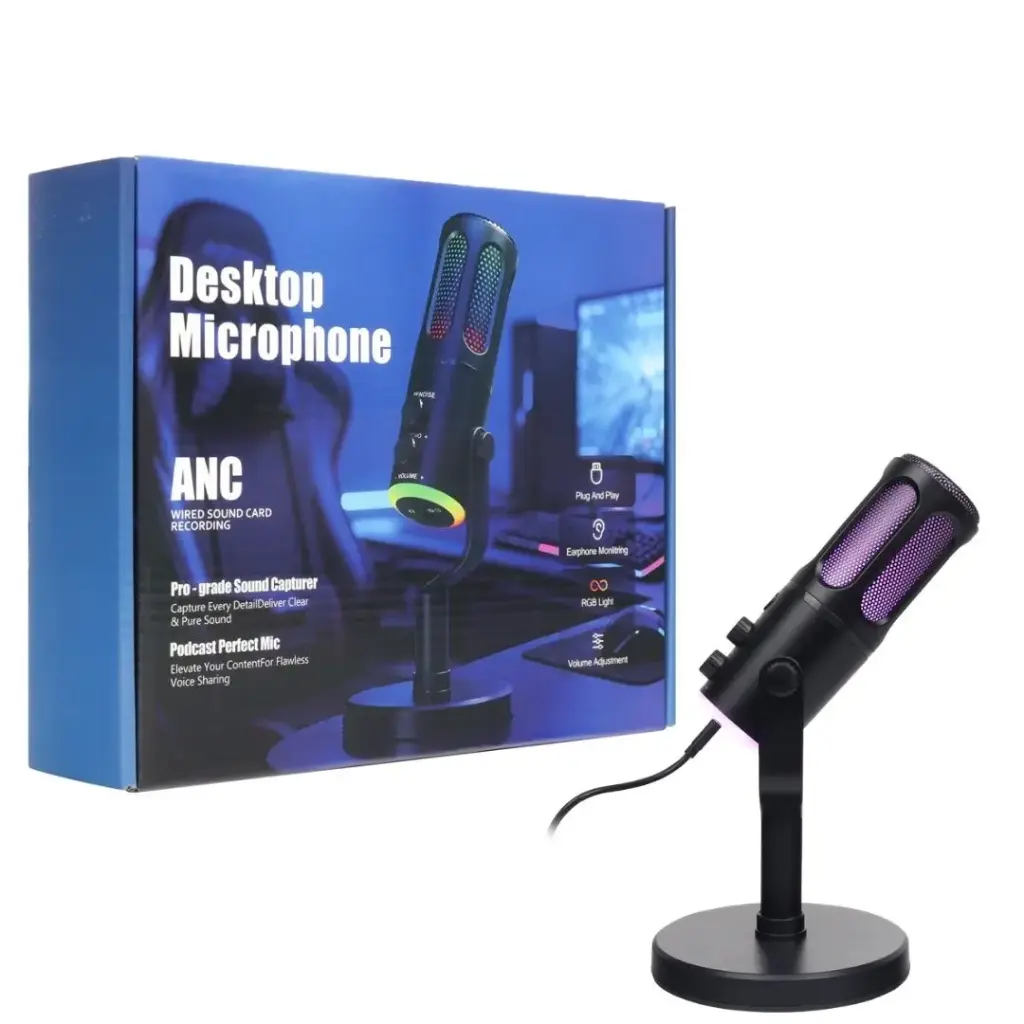 Micrófono Usb Su8 Rgb - Jaltech