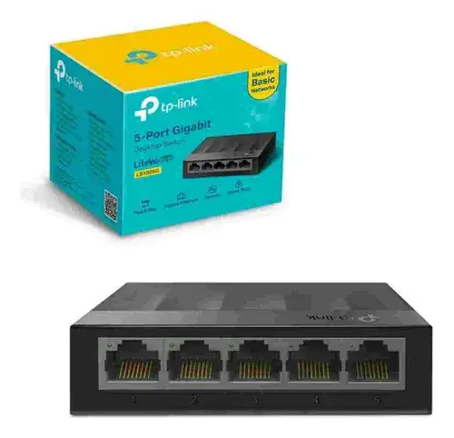 Switch 5 Puertos Gigabit TpLink LS1005G