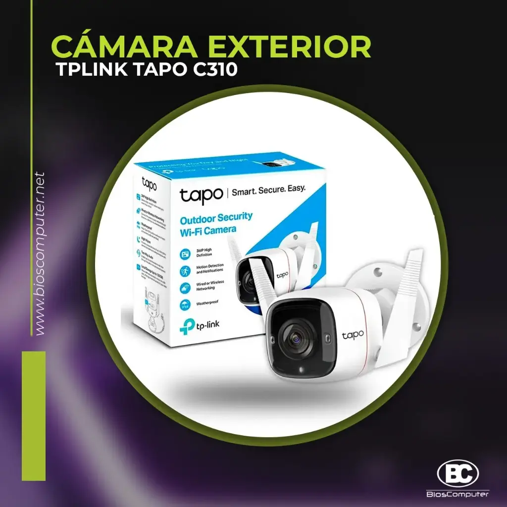Cámara de Seguridad TpLink Tapo C310 2k