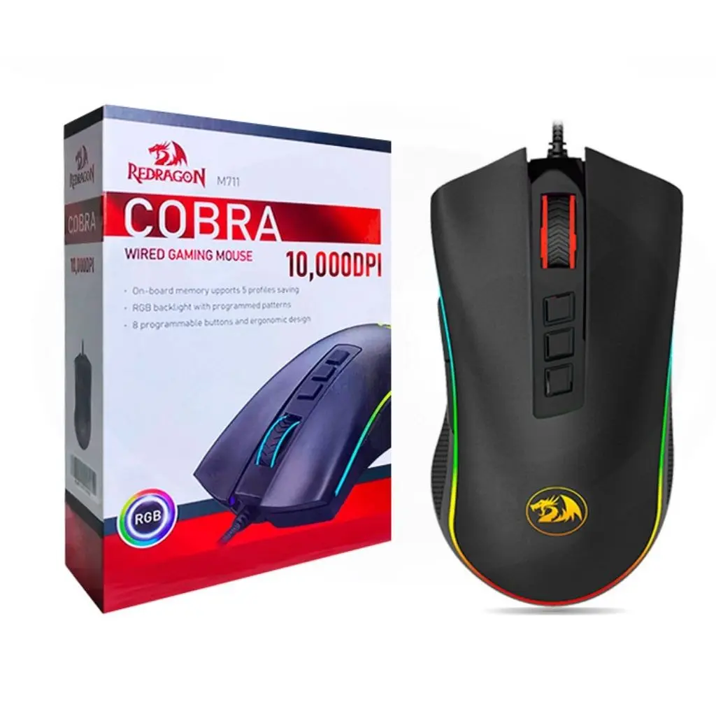Mouse Redragon Cobra M711 Black RGB