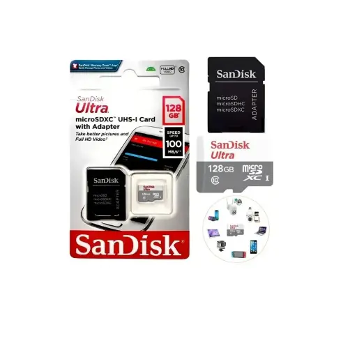 [619659185510] Memoria MicroSD 128gb Sandisk Ultra