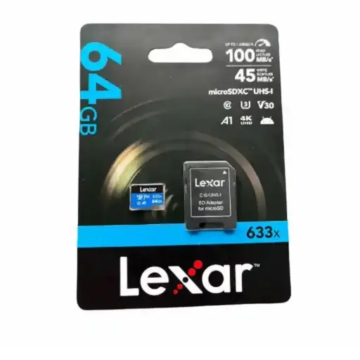 Memoria MicroSD 64gb Lexar 633x