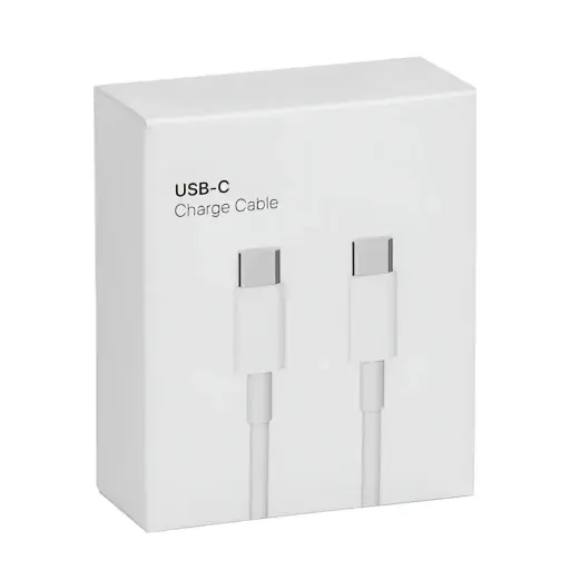 Cable Para Cargador Macbook Tipo C Usb a Usb c 2M Blanco