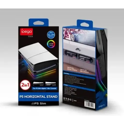 Base Refrigerante Horizontal PS5 RGB Multipuertos
