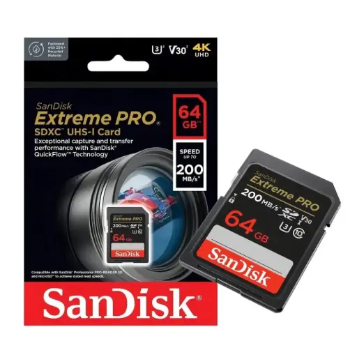 Memoria Sandisk Extreme Pro Sdxc Uhs-i De 64 Gb