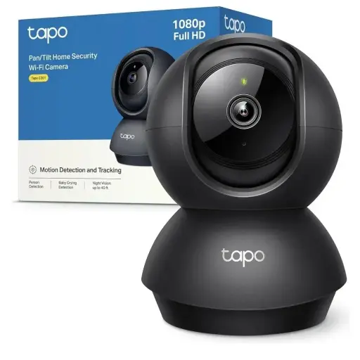 Cámara Wi-fi Tp-link Tapo C211 Full Hd 360° Visión Nocturna Color Negro