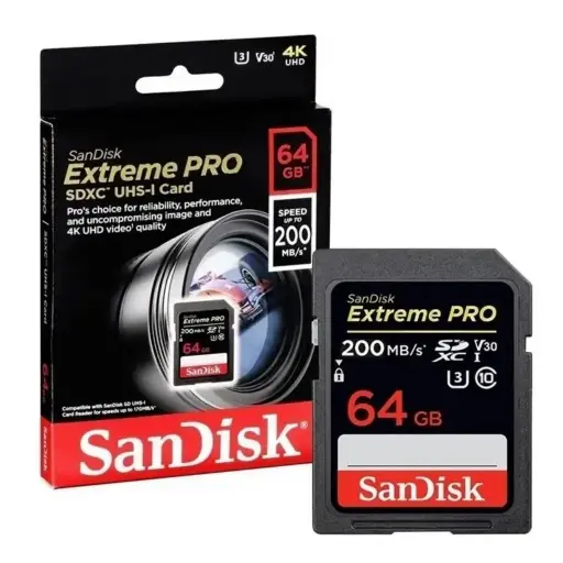 Memoria SD 64gb  Sandisk Extreme Pro Sdxc Uhs-i 