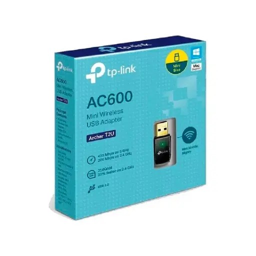 Adaptador USB Wifi DualBand TpLink AC600 Archer T2U