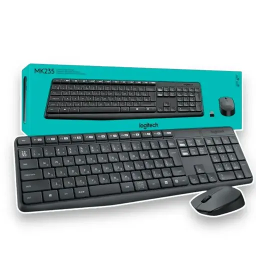 Combo Teclado y Mouse Inalámbrico Logitech MK235