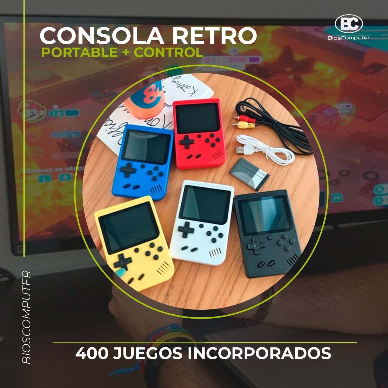 CONSOLA RETRO PORTABLE