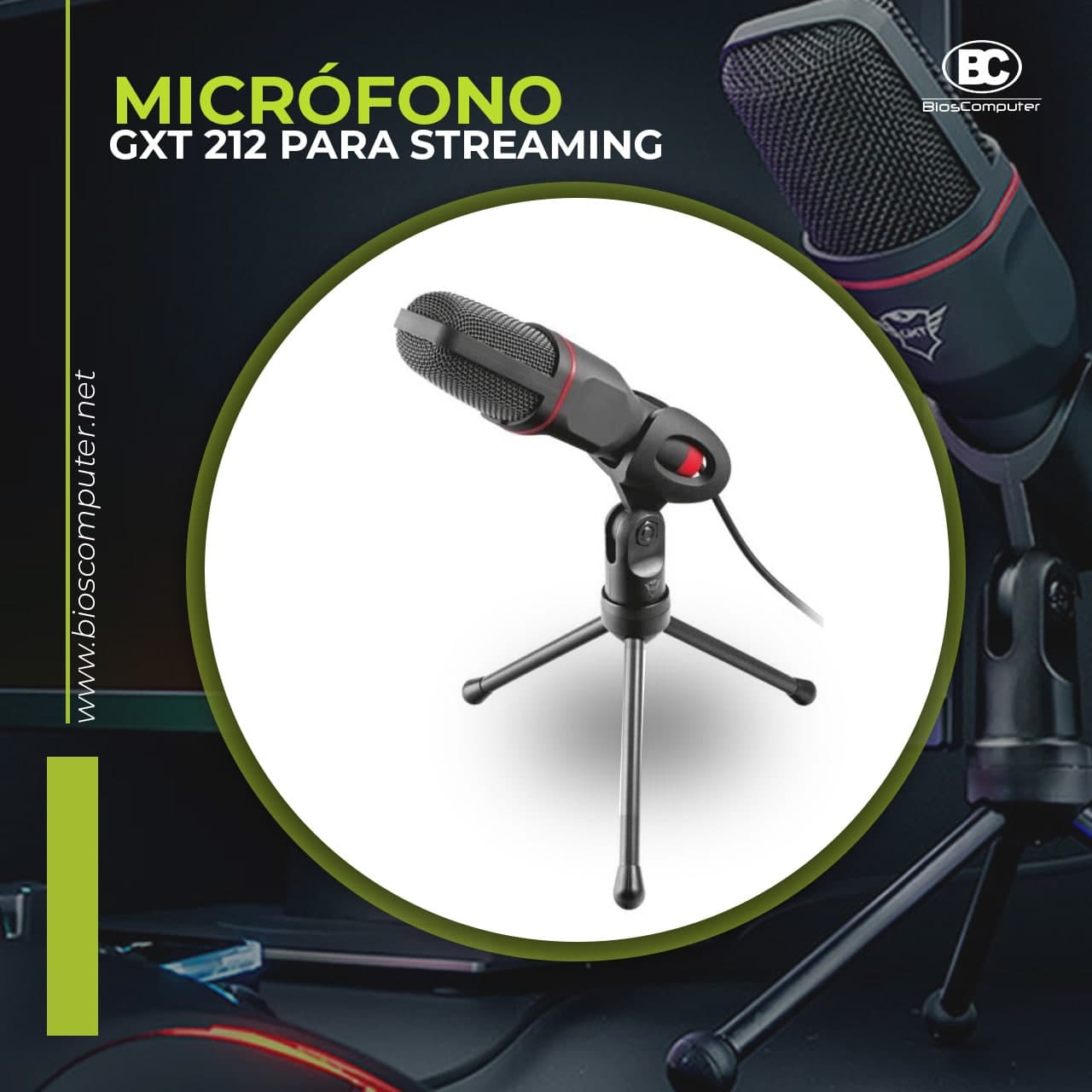 Micrófono Trust Para Streaming