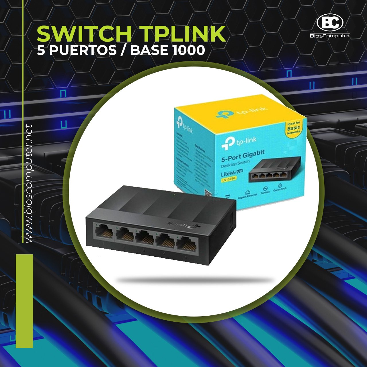 Switch Tp-Link Gigabyte Ethernet