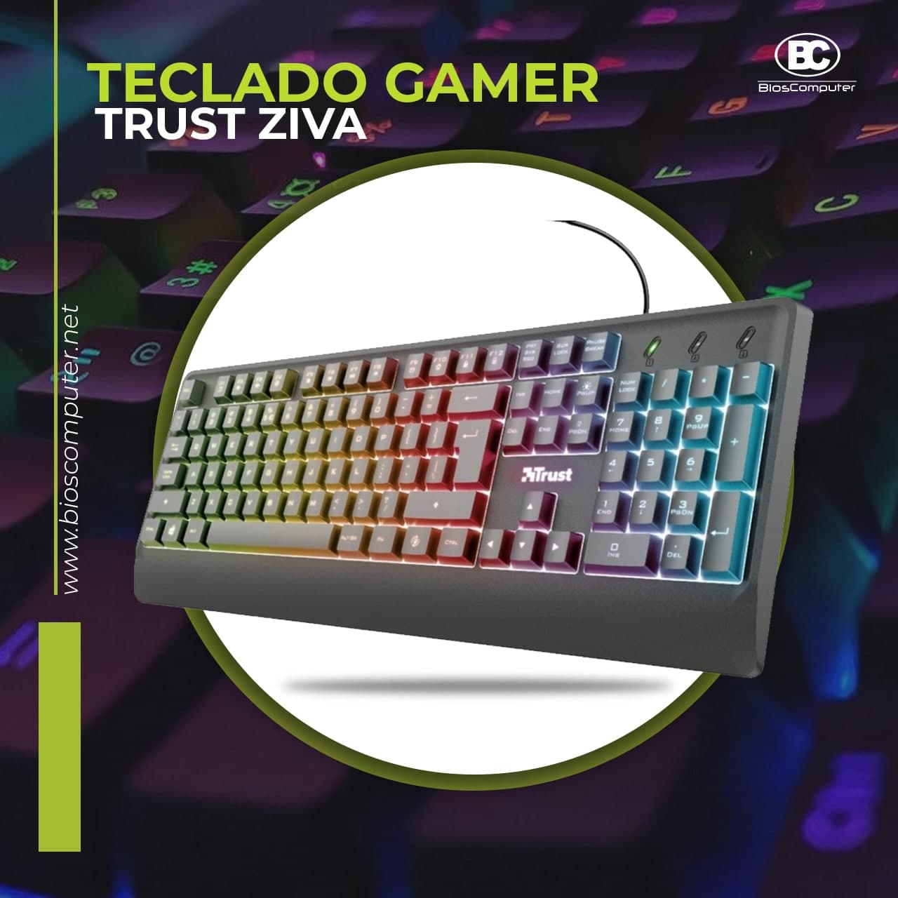 Teclado Gamer Trust Ziva